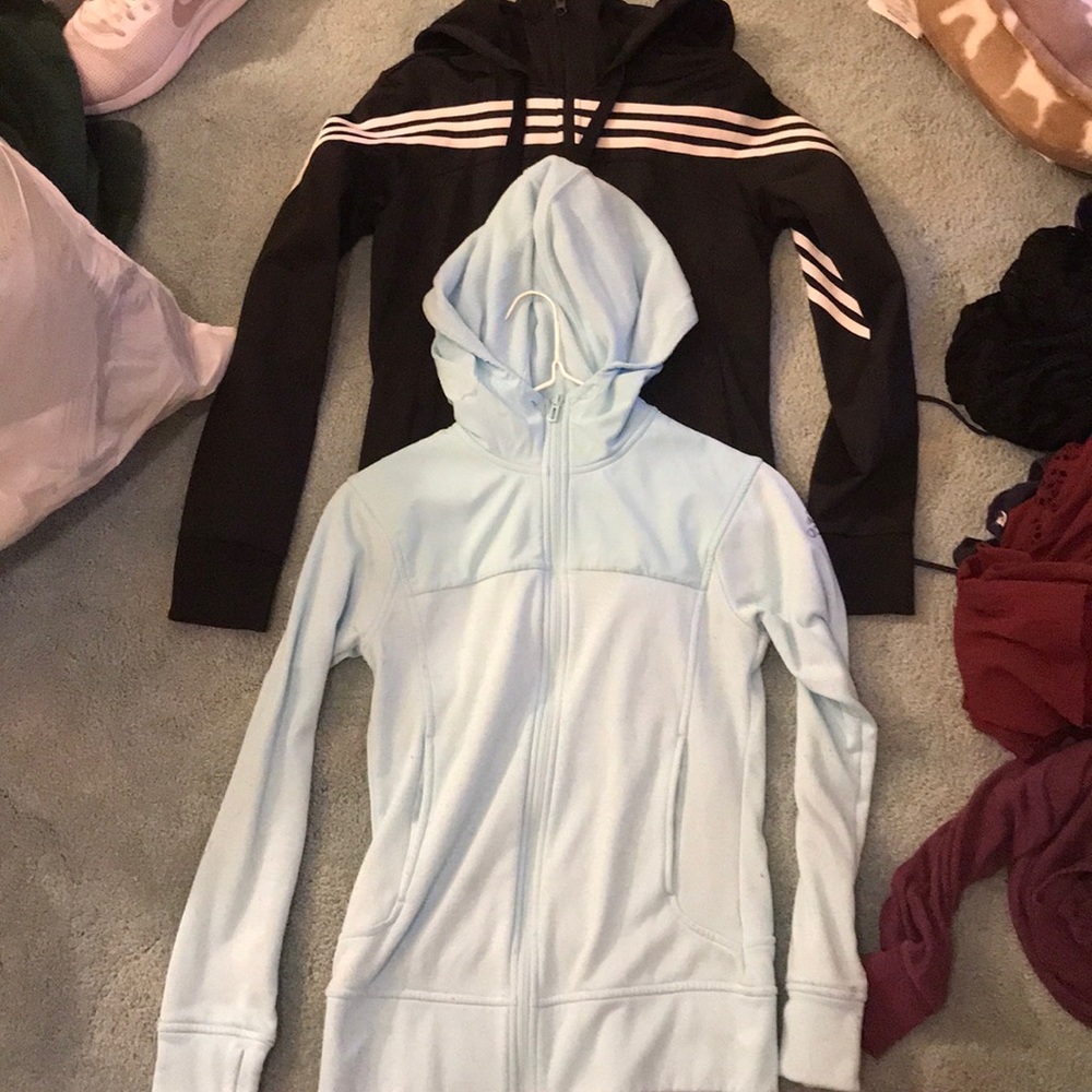 2 Adidas Zipup's